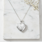 Cara Keepsakes Silver Locket Urns 'Forget Me Not' Locket Urn