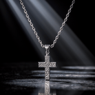 Cara Keepsakes Silver Pendant Urns Hammered Cross Pendant Urn