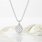 Cara Keepsakes Silver Locket Urns Oval Locket Urn - Diamond Cut