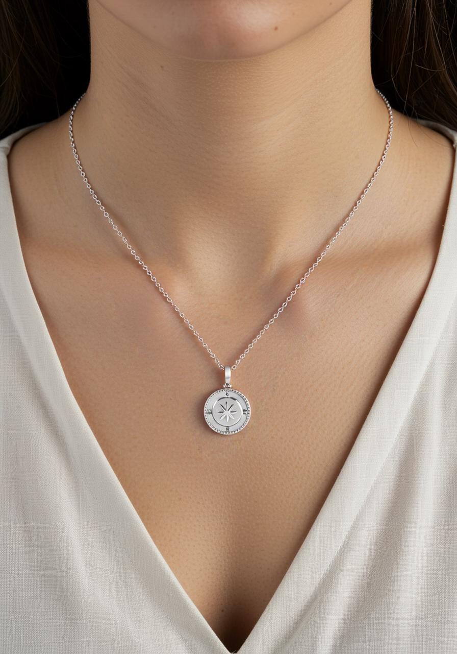 Cara Keepsakes Stainless Steel Stainless Steel Compass Urn