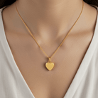 Cara Keepsakes Gold Pendant Urns Small Gold Heart Pendant Urn (10K)