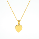 Cara Keepsakes Gold Pendant Urns 10K Yellow Gold Small Gold Heart Pendant Urn (10K)