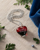 Cara Keepsakes Murano Glass Heart Urns Murano Glass Heart Urn - 'Everlasting Love'
