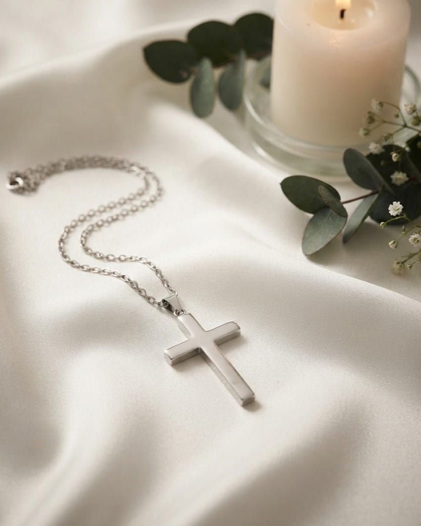 Cara Keepsakes Silver Pendant Urns Cross Pendant Urn