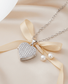 Cara Keepsakes Silver Locket Urns Eternal Light Locket Urn
