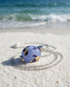 Cara Keepsakes Murano Glass Pendant Urns Murano Glass Pendant - 'Ocean Mist' Olive