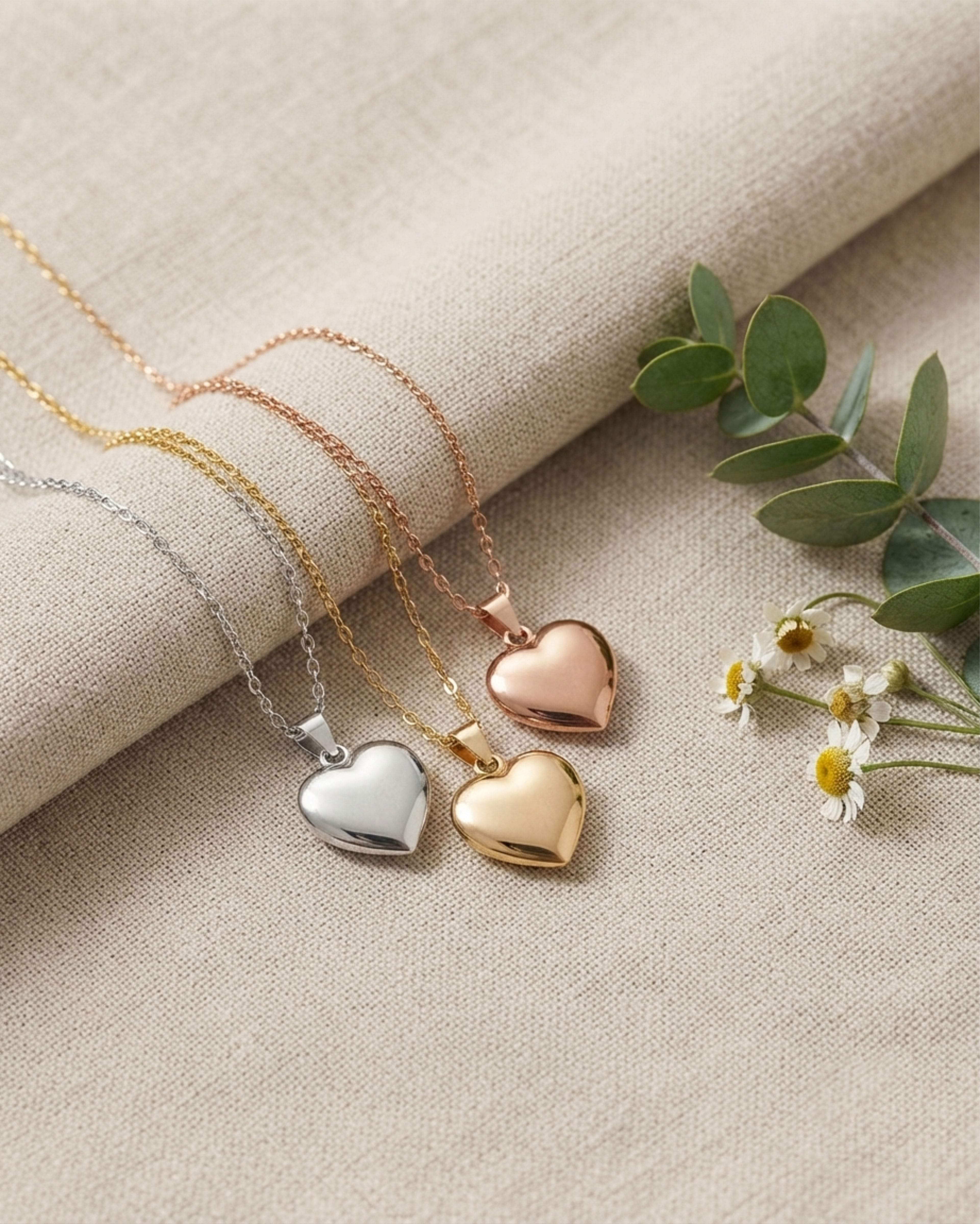Cara Keepsakes Gold Pendant Urns Small Gold Heart Pendant Urn (10K)