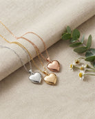 Cara Keepsakes Gold Pendant Urns Small Gold Heart Pendant Urn (10K)