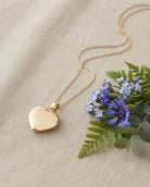 Cara Keepsakes Gold Pendant Urns Gold Heart Pendant Urn (10K)