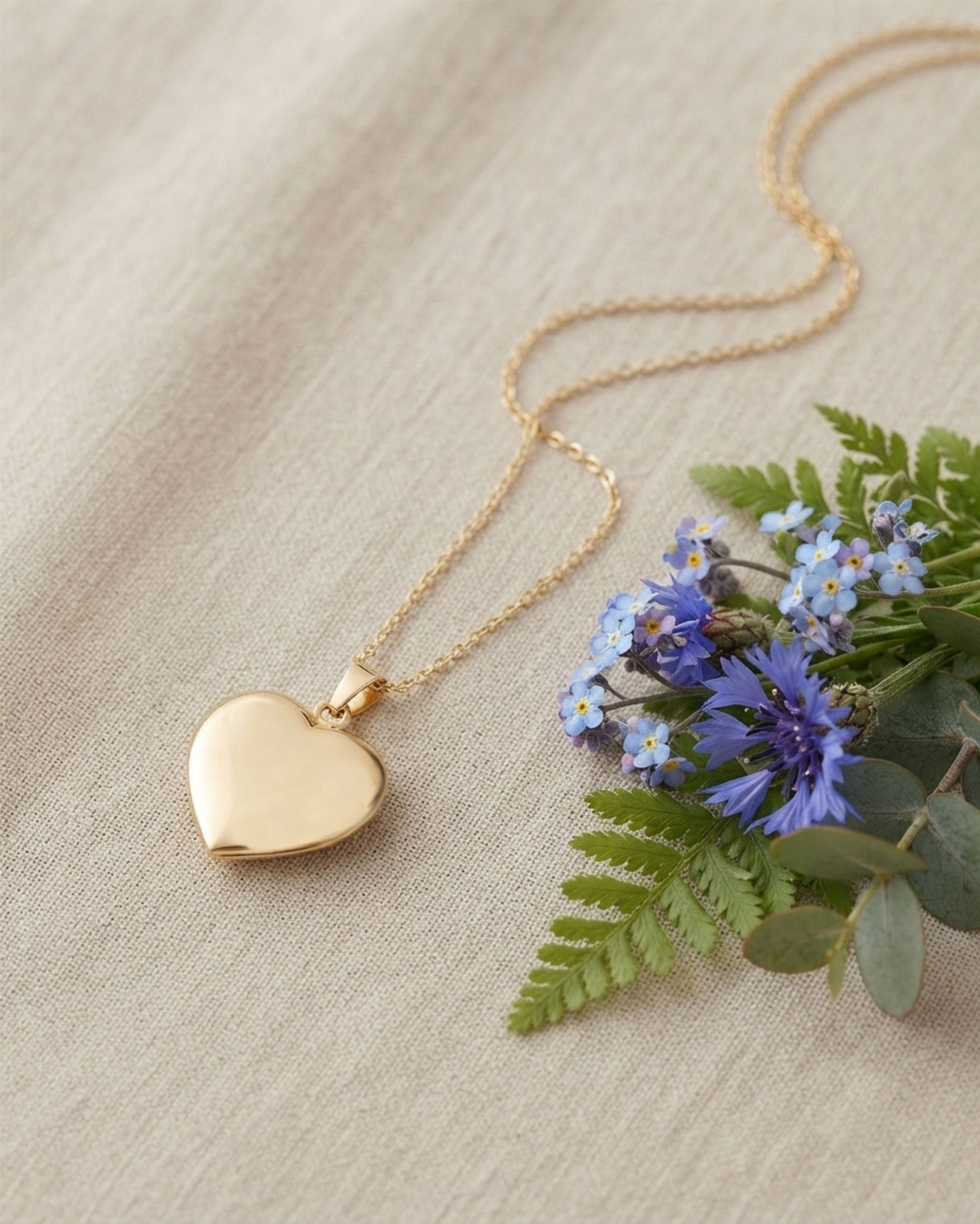 Cara Keepsakes Gold Pendant Urns Gold Heart Pendant Urn (10K)