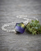 Cara Keepsakes Murano Glass Pendant Urns Murano Glass Pendant Urn - 'Peaceful Waters'