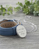 Cara Keepsakes Silver Pendant Urns Silver Oval Pendant Urn