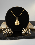 Cara Keepsakes Gold Pendant Urns 'Poppy' Teardrop Pendant Urn (10K)
