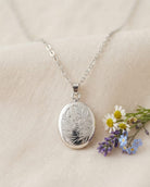 Cara Keepsakes Silver Pendant Urns 'Wildflower' Pendant Urn
