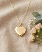 Cara Keepsakes Gold Pendant Urns Gold Heart Pendant Urn (10K)