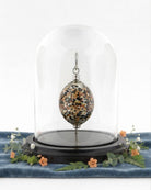 Cara Keepsakes Keepsake Urn Mini Urn with Glass Dome Keepsake Urn - "Everlasting Embrace"