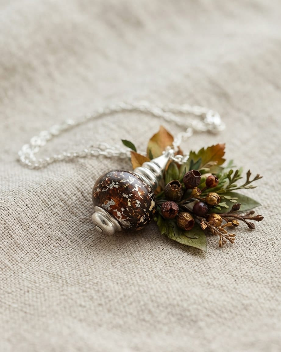 Cara Keepsakes Murano Glass Pendant Urns Murano Glass Pendant Urn - 'Everlasting Embrace' Bead