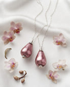 Cara Keepsakes Murano Glass Pendant Urns Murano Glass Pendant Urn - 'Orchid Mist'