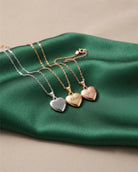 Cara Keepsakes Gold Pendant Urns Small Gold Heart Pendant Urn (10K)