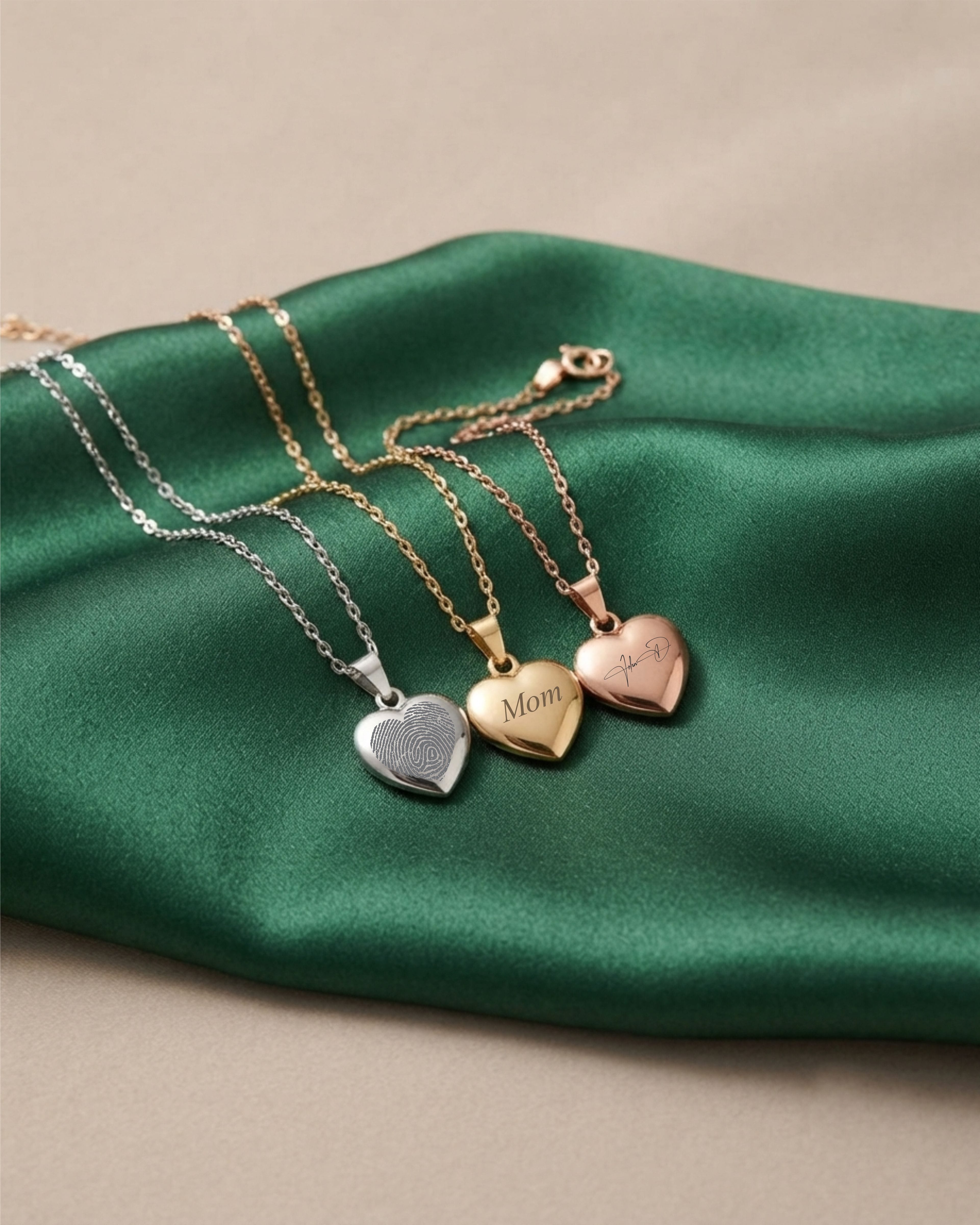Cara Keepsakes Gold Pendant Urns Small Gold Heart Pendant Urn (10K)