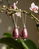 Cara Keepsakes Murano Glass Pendant Urns Murano Glass Pendant Urn - 'Orchid Mist'