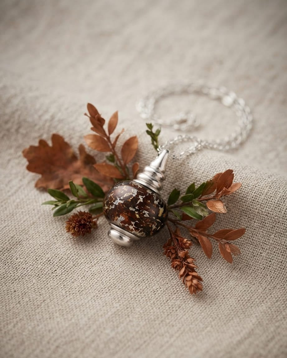 Cara Keepsakes Murano Glass Pendant Urns Murano Glass Pendant Urn - 'Everlasting Embrace' Bead
