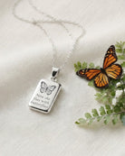 Cara Keepsakes Silver Pendant Urns Silver Rectangle Pendant Urn