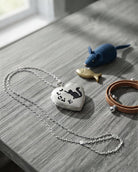 Cara Keepsakes Silver Locket Urns Cat Locket Urn