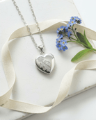 Cara Keepsakes Silver Pendant Urns 'Forget Me Not' Pendant Urn