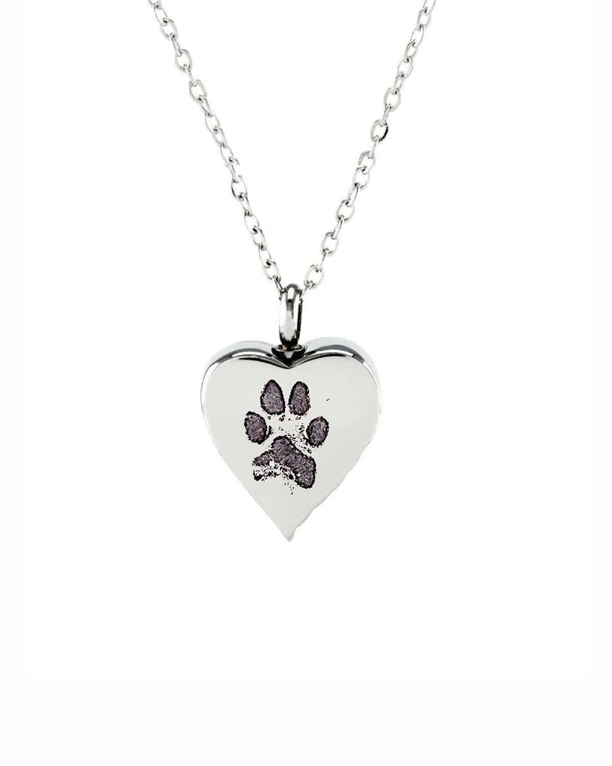 Cara Keepsakes Stainless Steel Stainless Steel Angel Wing Urn with Paw Prints