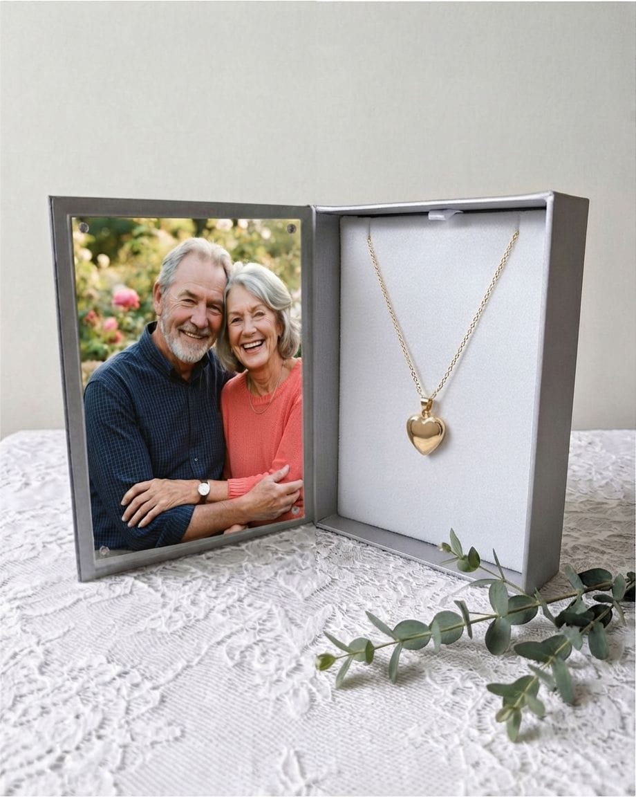 Cara Keepsakes Gold Pendant Urns Gold Heart Pendant Urn (10K)