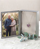 Cara Keepsakes Silver Locket Urns Silver Filigree Heart Locket Urn