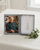 Cara Keepsakes Gold Pendant Urns Gold Cylinder Pendant Urn (10K)