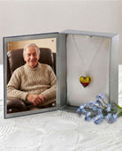 Cara Keepsakes Murano Glass Heart Urns Murano Glass Heart Urn - 'Guiding Light'
