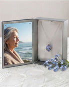Cara Keepsakes Murano Glass Pendant Urns Murano Glass Pendant - 'Ocean Mist' Olive