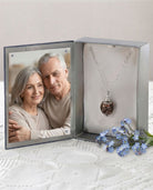 Cara Keepsakes Murano Glass Pendant Urns Murano Glass Pendant Urn - 'Everlasting Embrace' Olive