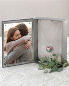 Cara Keepsakes Murano Glass Heart Urns Murano Glass Heart Urn - 'Enchanted Bliss'
