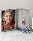 Cara Keepsakes Murano Glass Pendant Urns Murano Glass Pendant Urn - 'Eventide Rose'