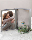 Cara Keepsakes Murano Glass Heart Urns Murano Glass Heart Urn - 'Wrapped in Glory'