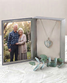 Cara Keepsakes Silver Locket Urns Angel Heart Locket Urn