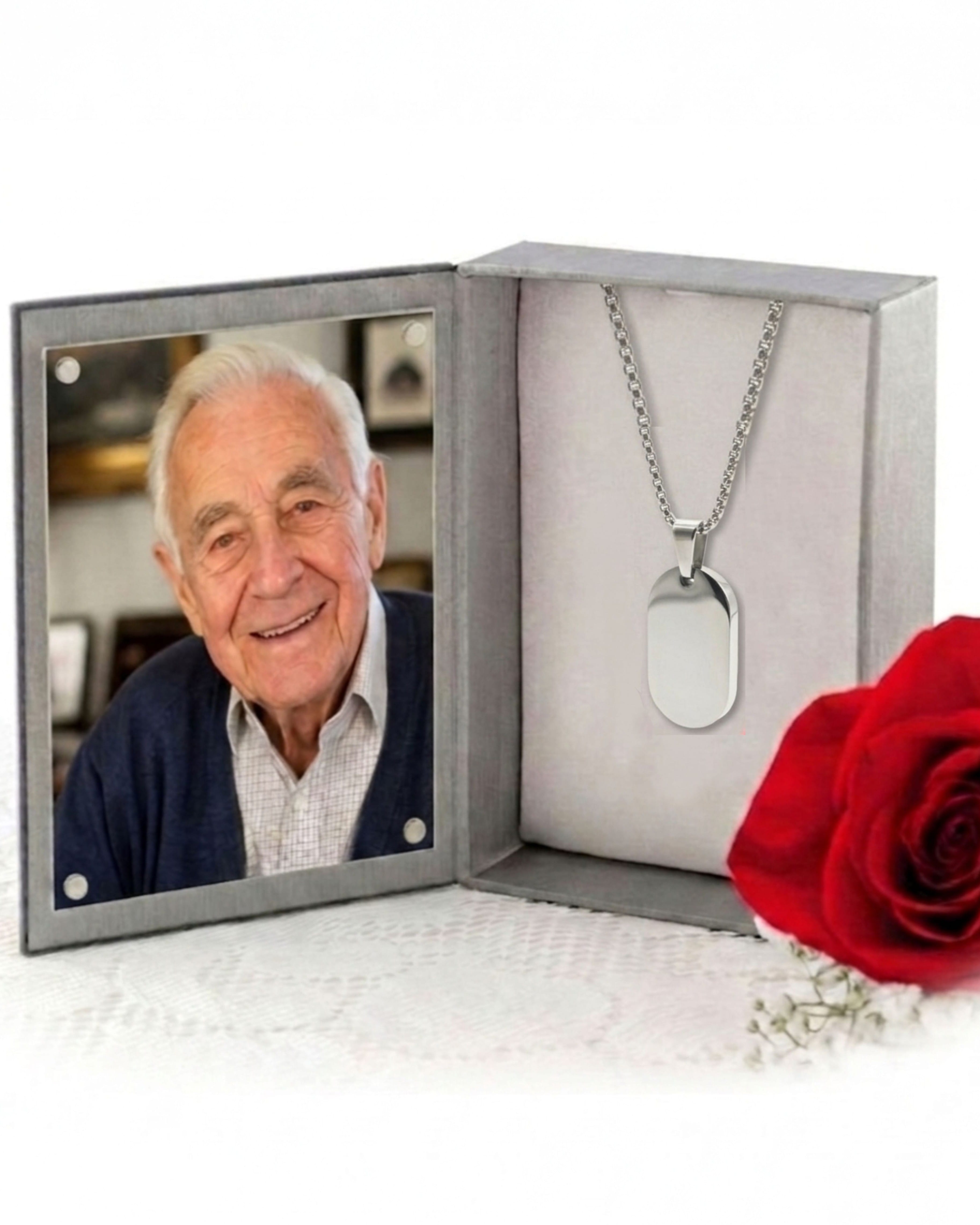 Cara Keepsakes Stainless Steel 'Keeping You Close To My Heart' Tag Urn