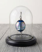 Cara Keepsakes Keepsake Urn Mini Urn with Glass Dome Keepsake Urn - "Serenity" (Olive Shaped)