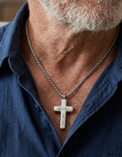 Cara Keepsakes Stainless Steel Stainless Steel Cross Pendant Urn
