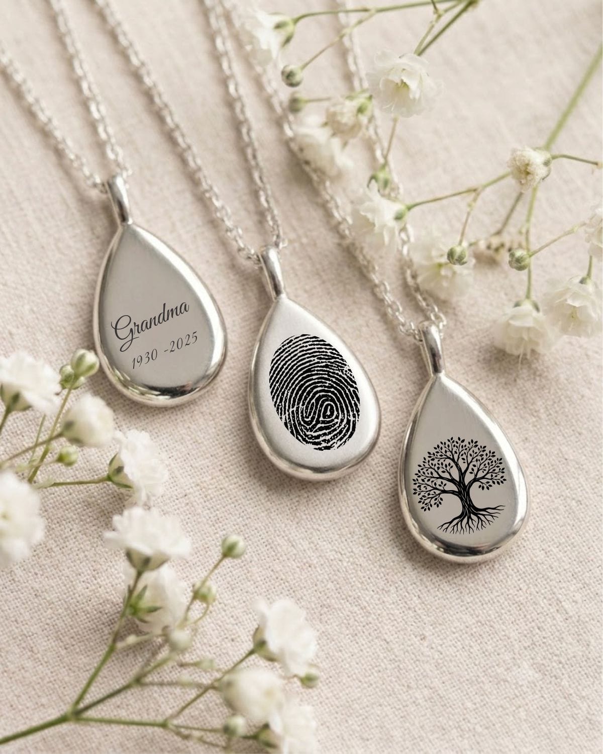 Cara Keepsakes Stainless Steel Stainless Steel Teardrop Urn