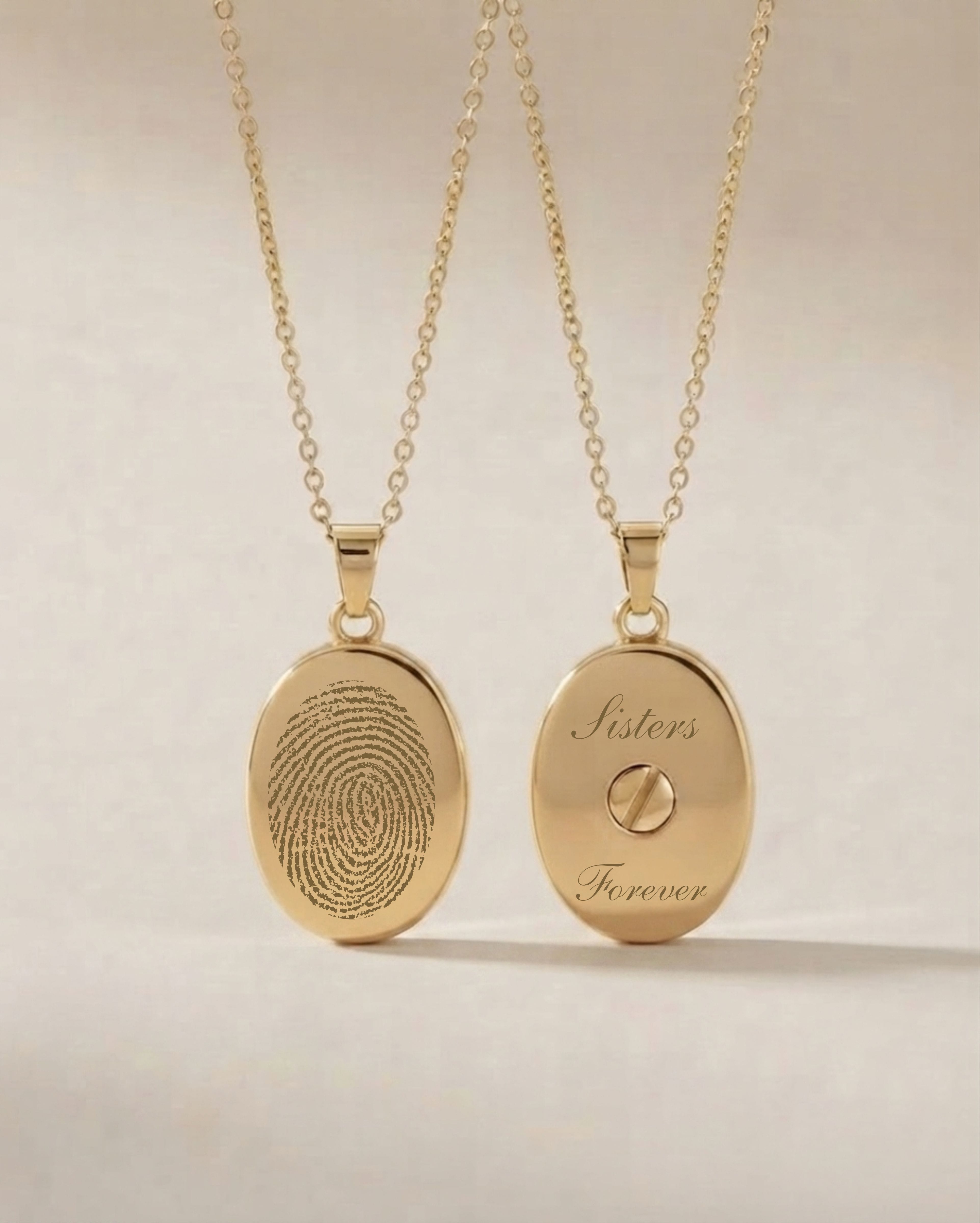 Cara Keepsakes Gold Pendant Urns Gold Oval Pendant Urn (10K)