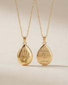 Cara Keepsakes Gold Pendant Urns Gold Teardrop Pendant Urn (10K)