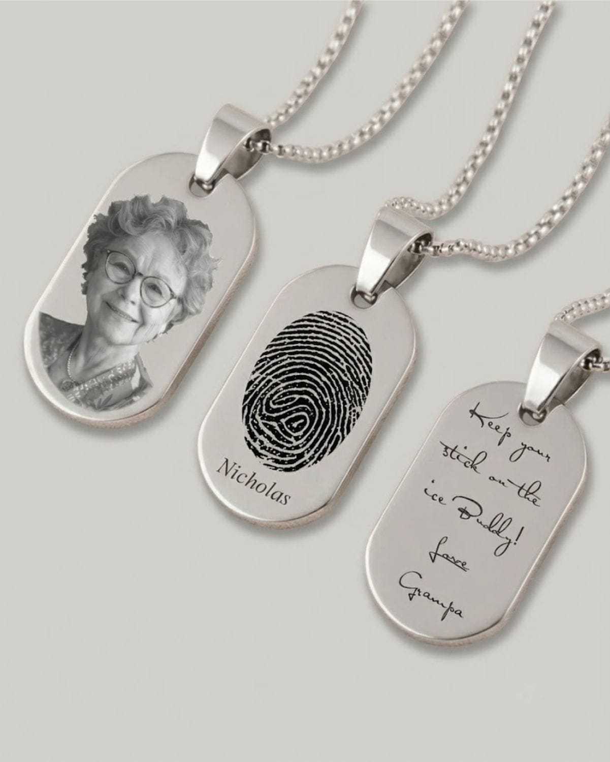 Cara Keepsakes Stainless Steel Stainless Steel Tag Pendant Urn