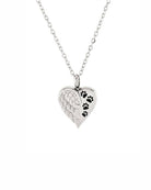 Cara Keepsakes Stainless Steel Stainless Steel Angel Wing Urn with Paw Prints
