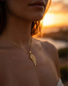 Cara Keepsakes Gold Pendant Urns Gold Guardian Angel Pendant Urn (10K)