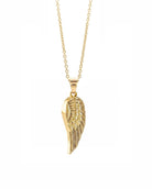 Cara Keepsakes Gold Pendant Urns Gold Guardian Angel Pendant Urn (10K)